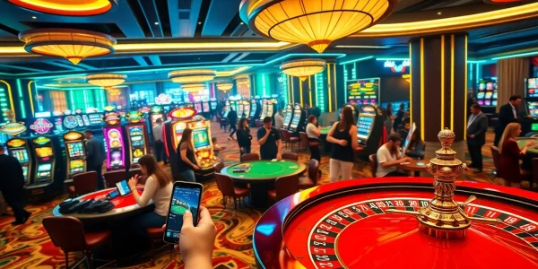 The 98win app empowers players to enjoy thrilling casino experiences directly from their mobile devices, featuring poker tables and slot machines.